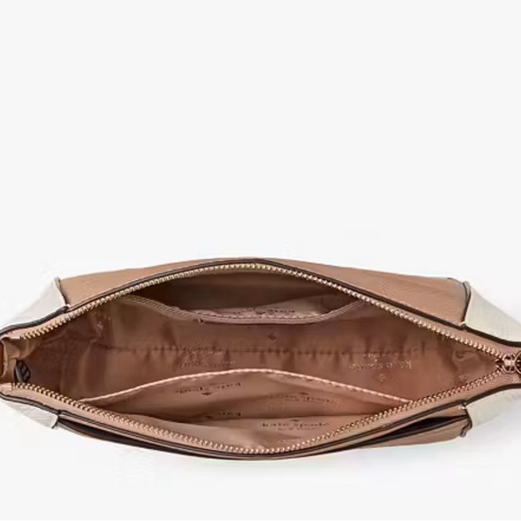 Kate Spade Colorblock Monica Crossbody Light Fawn Multi - Picture 15 of 16